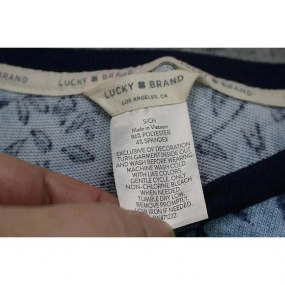 Women's Lucky Brand 3-Piece Pajama Set-Size Small-Polyester-Shorts & Pants - Picture 3 of 12